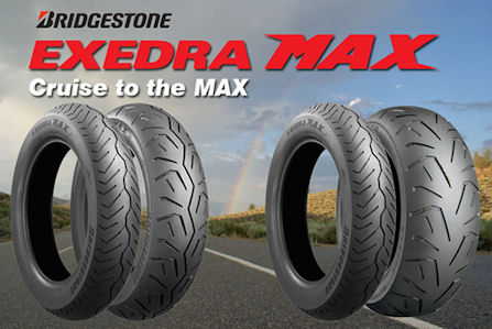 Bridgestone Exedra Max EM1 & EA1 Cruiser Tyres to suit Triumph Thunderbird, SpeedMaster, Goldwing GL1800 & GL1500, VN900, VLR1800, VTX, V-Star, Vulcan, C109 & M90 & many more