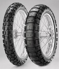 Pirelli Dual Scorpion Rally Tyre - to suit BMW R1200GS water cooled and KTM 1190 Adventure | front 120/70R 19 - rear 170/60R 17